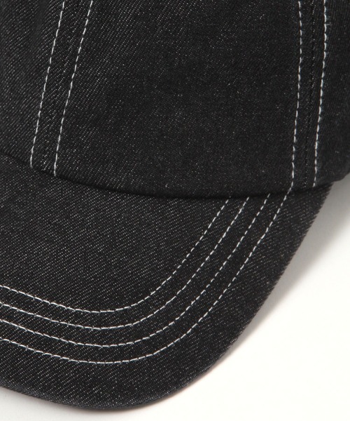 LAKOLE（ラコレ）の「デニム風ステッチキャップ / 325938（キャップ・メンズ・ブラック/ネイビー・9）」の10枚目の写真