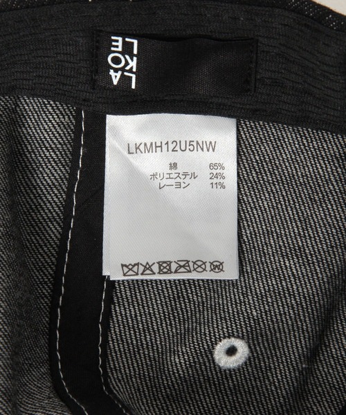 LAKOLE（ラコレ）の「デニム風ステッチキャップ / 325938（キャップ・メンズ・ブラック/ネイビー・9）」の15枚目の写真