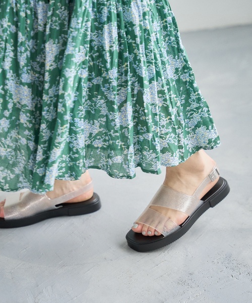 TEMPERATE（テンパレイト）の「TEMPERATE/テンパレイト HOLS SPARKLE（レインシューズ・レディース・ブラック/シルバー・36/38/40）」の9枚目の写真