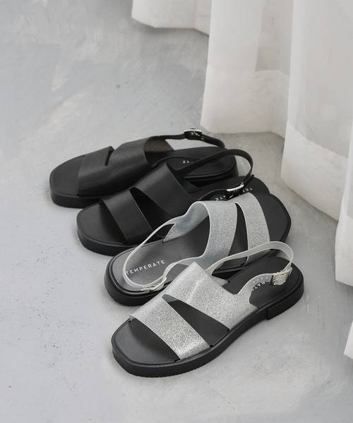 TEMPERATE（テンパレイト）の「TEMPERATE/テンパレイト HOLS SPARKLE（レインシューズ・レディース・ブラック/シルバー・36/38/40）」の10枚目の写真