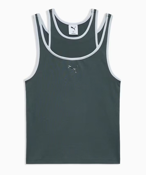 PUMA（プーマ）の「PUMA/プーマ DARE TO タンクトップ（タンクトップ・レディース・チャコールグレー/ライトピンク・M/S/L）」の18枚目の写真