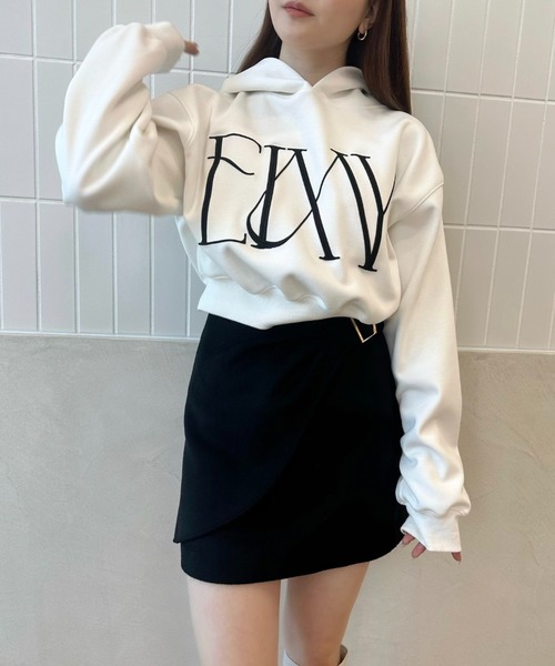 EIMY ISTOIRE(エイミーイストワール)の「プルオーバーパーカー(パーカー・レディース・ネイビー・FREE)」の8枚目の写真