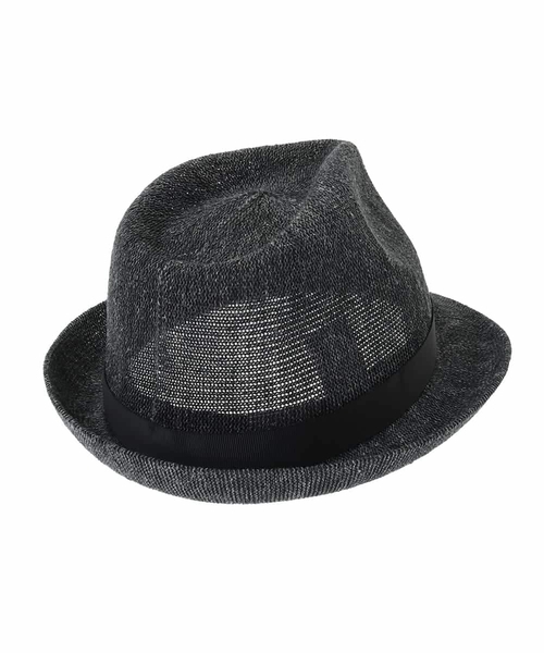a.v.v（アーヴェヴェ）の「サマーサーモハット（ハット・メンズ・ブラック/ベージュ・46）」の3枚目の写真
