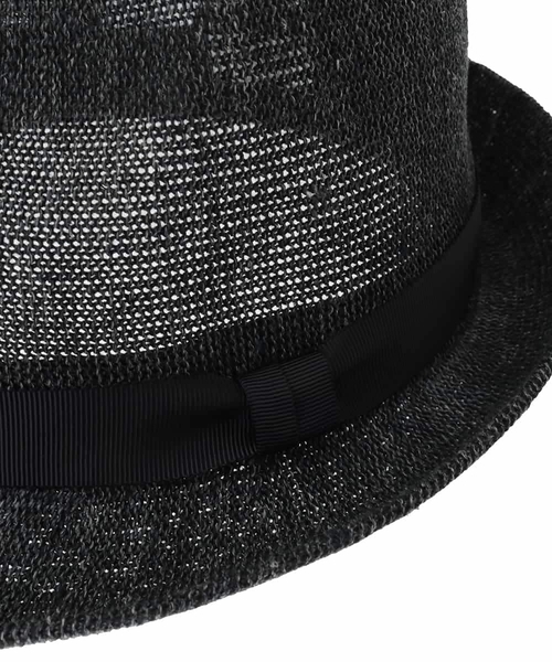 a.v.v（アーヴェヴェ）の「サマーサーモハット（ハット・メンズ・ブラック/ベージュ・46）」の6枚目の写真