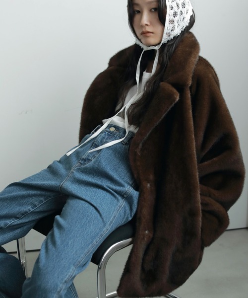 anuke（アンヌーク）の「Oversize Double Jacket（テーラード