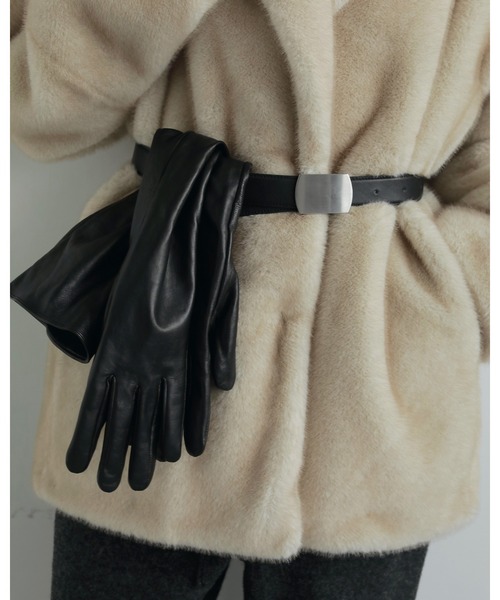 Eco Minkfur Jacket（テーラードジャケット）｜anuke（アンヌーク）の