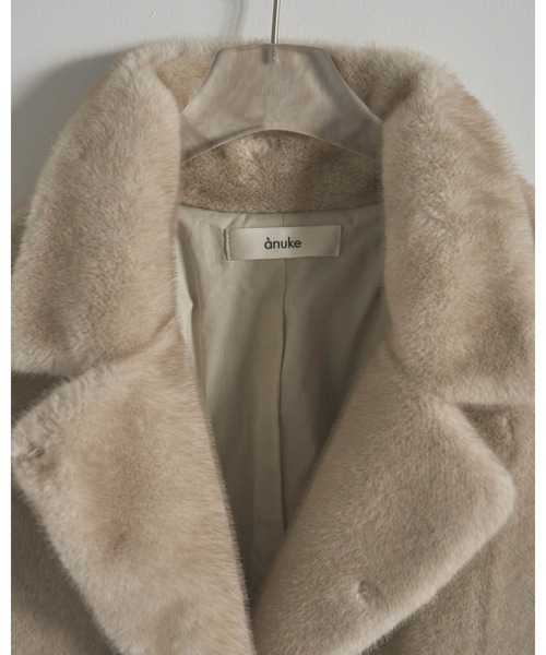 Eco Minkfur Jacket（テーラードジャケット）｜anuke（アンヌーク）の