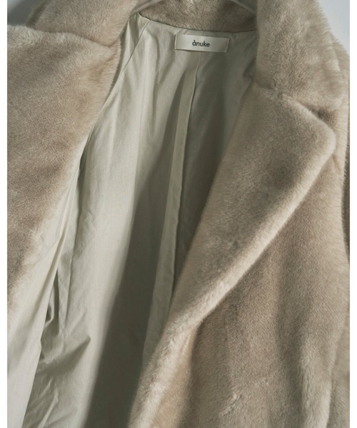 Eco Minkfur Jacket（テーラードジャケット）｜anuke（アンヌーク）の
