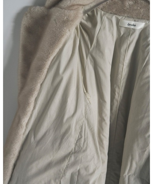Eco Minkfur Jacket（テーラードジャケット）｜anuke（アンヌーク）の