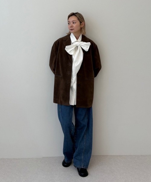 Eco Minkfur Jacket（テーラードジャケット）｜anuke（アンヌーク）の