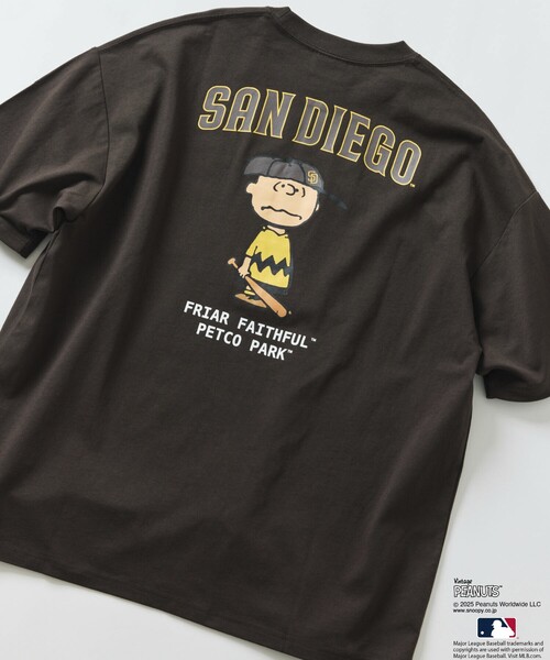 セール】限定展開 PEANUTS×MLB 別注 ビッグシルエット バック