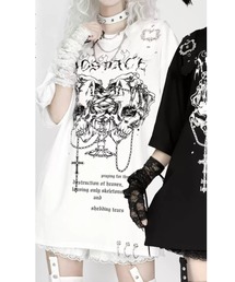 スカル」に該当するTシャツ/カットソー（半袖）ファッション通販