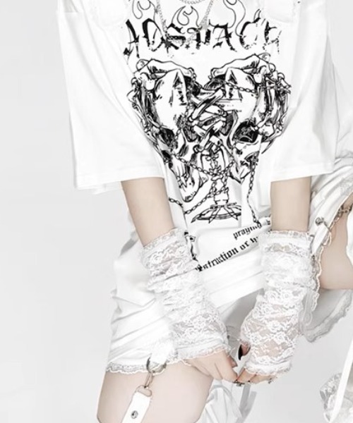A'GEM/9 × .kom『AOSPACE』スカルプリントTシャツ アクロトーキョー