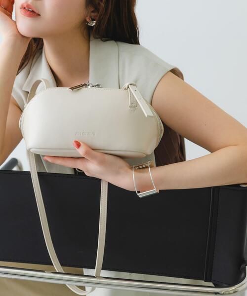 RODE SKO（ロデスコ）の「ADD CULUMN　FIGRE POCHETTE（ショルダーバッグ・レディース・ブラック/ブラウン/アイボリー・-）」の2枚目の写真