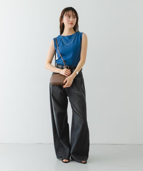 RODE SKO（ロデスコ）の「ADD CULUMN　FIGRE POCHETTE（ショルダーバッグ・レディース・ブラック/ブラウン/アイボリー・-）」の18枚目の写真