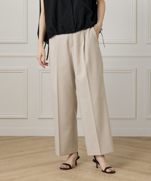 I.T.'S international（イッツインターナショナル）の「ファンマーツイルストレッチ タックワイドパンツ（その他パンツ）」