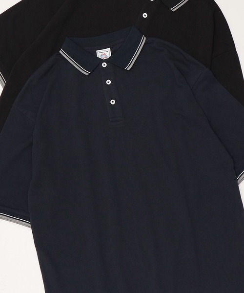 JEMORGAN（ジェーイーモーガン）の「【JEMORGAN / ジェーイーモーガン】ＴＣカノコエリライン入りポロシャツ　POLO（ポロシャツ・メンズ・ブラック/ベージュ/ホワイト/ネイビー・XL/L/M）」の4枚目の写真