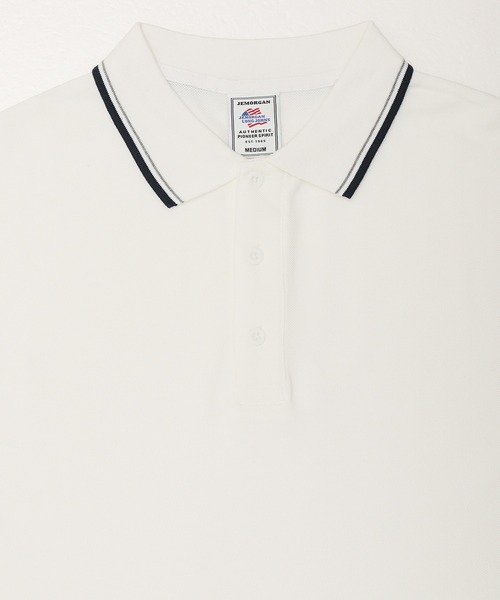 JEMORGAN（ジェーイーモーガン）の「【JEMORGAN / ジェーイーモーガン】ＴＣカノコエリライン入りポロシャツ　POLO（ポロシャツ・メンズ・ブラック/ベージュ/ホワイト/ネイビー・XL/L/M）」の14枚目の写真