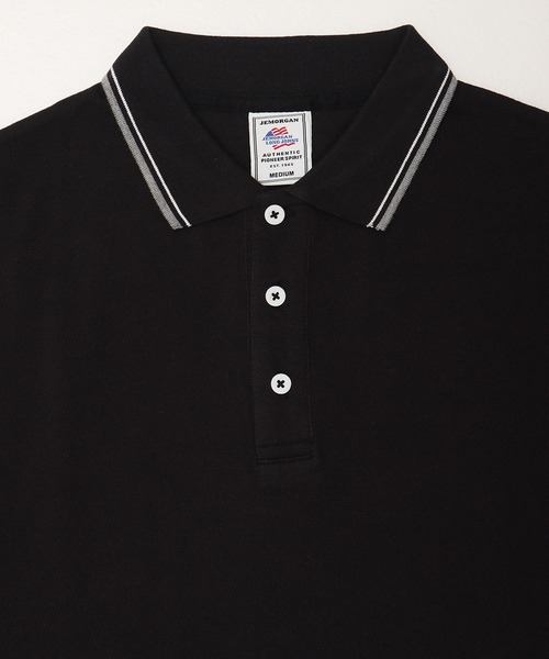 JEMORGAN（ジェーイーモーガン）の「【JEMORGAN / ジェーイーモーガン】ＴＣカノコエリライン入りポロシャツ　POLO（ポロシャツ・メンズ・ブラック/ベージュ/ホワイト/ネイビー・XL/L/M）」の15枚目の写真