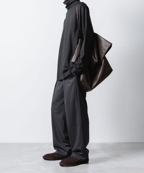 シンセティックレザー ショルダーバッグ / SYNTHETIC LEATHER SHOULDER