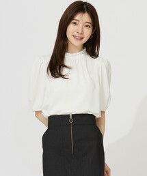 ANY SIS | 【洗える】フリルネックスタンド ブラウス(シャツ/ブラウス)