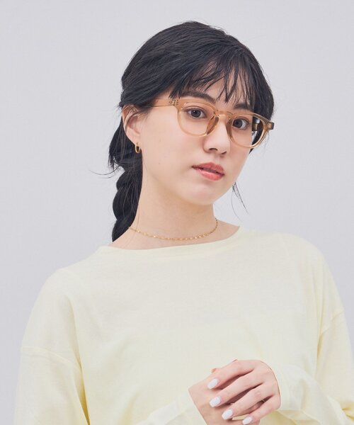 Zoff（ゾフ）の「ウェリントン型 メガネ｜クリアカラー｜伊達メガネ 度付きメガネ｜ユニセックス｜読書 ビジネス｜Zoff｜CLASSIC（メガネ・メンズ・クリア/クリアブルー/レッド/ブラウン系8・FREE）」の18枚目の写真