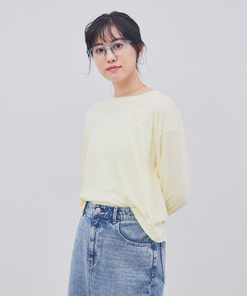 Zoff（ゾフ）の「ウェリントン型 メガネ｜クリアカラー｜伊達メガネ 度付きメガネ｜ユニセックス｜読書 ビジネス｜Zoff｜CLASSIC（メガネ・メンズ・クリア/クリアブルー/レッド/ブラウン系8・FREE）」の10枚目の写真