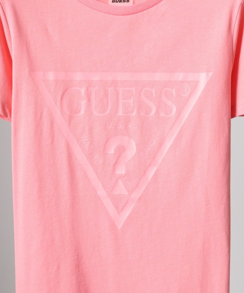 Guess(ゲス)の「GUESS ADELE SS CN TEE Tシャツ(Tシャツ/カットソー・レディース・ライトパープル/ピンク・S/M)」の6枚目の写真