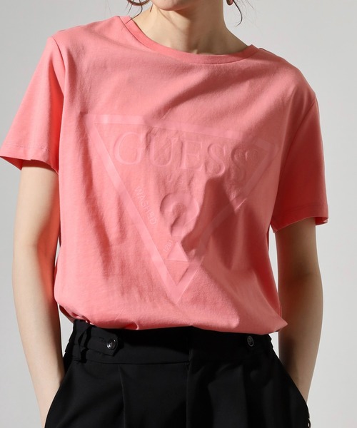 Guess(ゲス)の「GUESS ADELE SS CN TEE Tシャツ(Tシャツ/カットソー・レディース・ライトパープル/ピンク・S/M)」の11枚目の写真