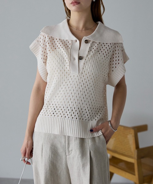 トップス NEROLI FRINGE SHORT KNIT トップス NEROLI FRINGE SHORT KNIT NEROLI FRINGE SHORT KNIT