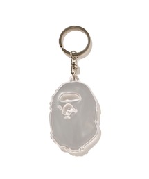 A BATHING APE(AxCVOGCv)APE HEAD REFLECTIVE KEYCHAIN(L[z_[)