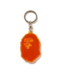 A BATHING APE(AxCVOGCv)APE HEAD REFLECTIVE KEYCHAIN(L[z_[)