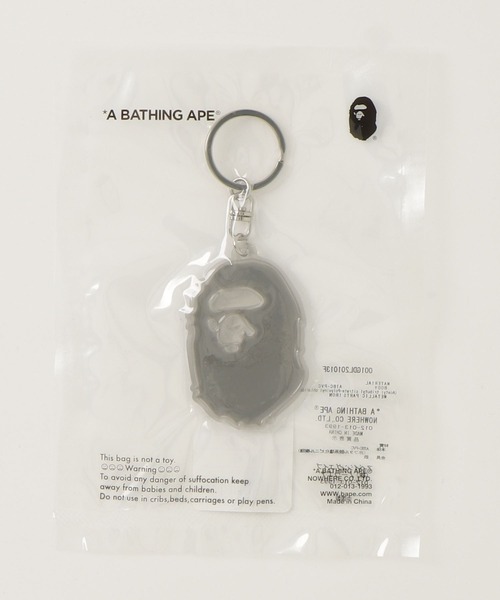 A BATHING APE（アベイシングエイプ）の「APE HEAD REFLECTIVE KEYCHAIN（キーホルダー・メンズ・ホワイト/ブラック/イエロー/オレンジ・FREE）」の10枚目の写真