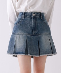 repipi armario | デニムスソプリーツスカート(スカート)