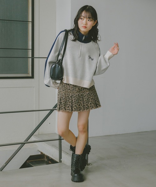 repipi armario(レピピ アルマリオ)の「デニムスソプリーツスカート(スカート・キッズ・ブラック/ライトブルー/ベージュ/ブルー系その他/カモフラージュ/ライトベージュ/ブルー系その他2/レオパード/ブルー系その他3・SMALL/MEDIUM/LARGE)」の17枚目の写真