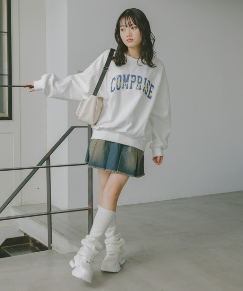 repipi armario(レピピ アルマリオ)の「デニムスソプリーツスカート(スカート・キッズ・ブラック/ライトブルー/ベージュ/ブルー系その他/カモフラージュ/ライトベージュ/ブルー系その他2/レオパード/ブルー系その他3・SMALL/MEDIUM/LARGE)」の20枚目の写真