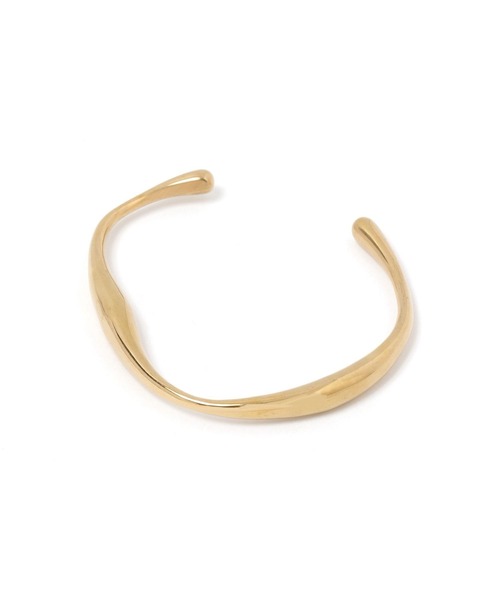 BAYFLOW（ベイフロー）の「ウェーブバングル（バングル/リストバンド・レディース・イエロー/ライトグレー・FREE）」の2枚目の写真