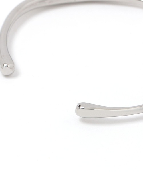 BAYFLOW（ベイフロー）の「ウェーブバングル（バングル/リストバンド・レディース・イエロー/ライトグレー・FREE）」の4枚目の写真