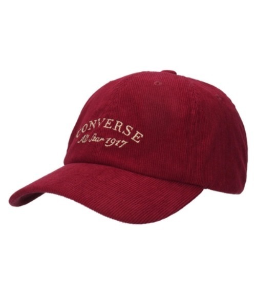 CONVERSE(コンバース)の「converse/コンバース CN TRICOT CORDUROY 6P CAP(キャップ・レディース・ブルー/ブラック/レッド系その他・57~59cm)」の3枚目の写真