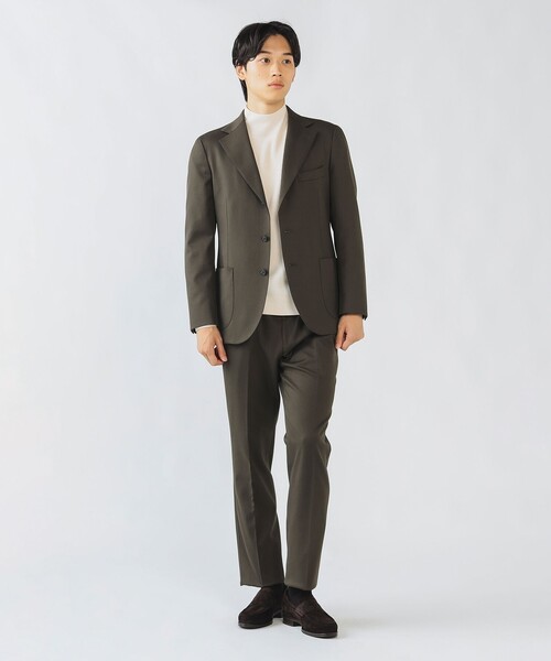 セール】ウール混チノ 3ボタン ジャケット（セットアップ対応