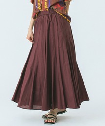 FLARED MAXI SKIRT