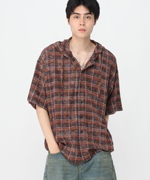 3.3 Field Trip  | 3.3 Field Trip／チェックフード半袖シャツ(シャツ/ブラウス)