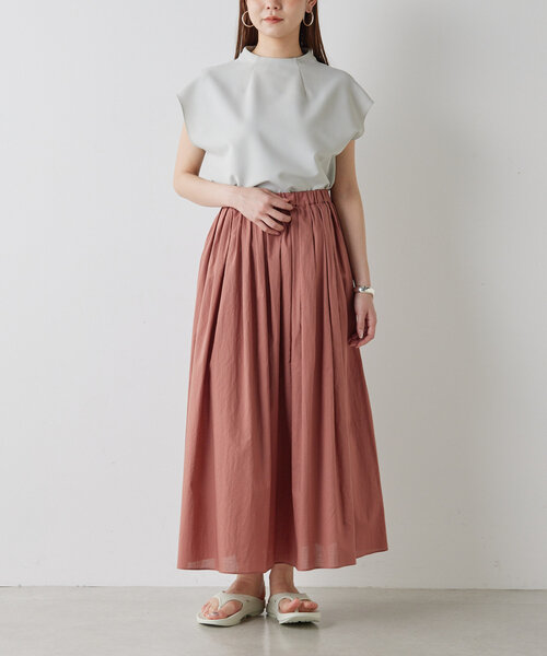 Drawing Numbers（ドローイング ナンバーズ）の「【Drawing Numbers】ダブルクロスボトルフレンチブラウス（シャツ/ブラウス・レディース・ブラック/ホワイト/ライトグレー・38）」の15枚目の写真