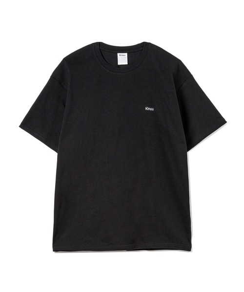 Knuu(ヌウ)の「Small Logo Heavy Crewneck T-Shirt / ヘビーベーシックロゴ刺繍入りTシャツ(Tシャツ/カットソー・メンズ・ホワイト/ブラック/ネイビー・MEDIUM/SMALL/X-LARGE/LARGE)」の12枚目の写真