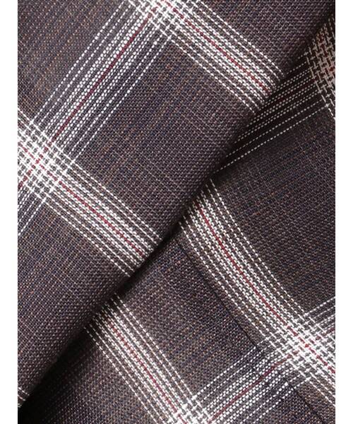 セール】ハーフスリーブチェックジャケット（テーラード