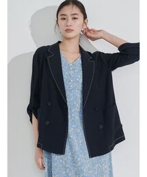 LAGUNAMOON（ラグナムーン）の「ロールアップジャケット（テーラードジャケット・レディース）」