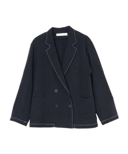 LAGUNAMOON(ラグナムーン)の「ロールアップジャケット(テーラードジャケット・レディース・ネイビー/ベージュ・FREE)」の22枚目の写真