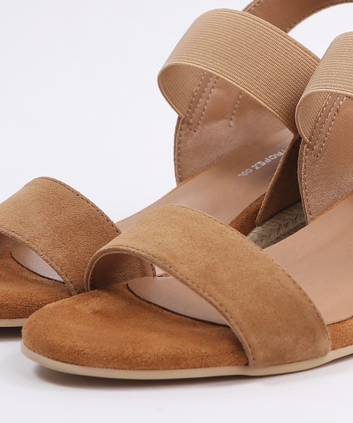 HIPS(ヒップス)の「ウェッジヒールジュートサンダル(サンダル・レディース・ブラック/グレイッシュベージュ/ブラウン・S/M/L)」の11枚目の写真