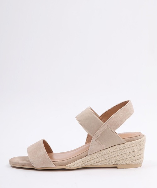 HIPS(ヒップス)の「ウェッジヒールジュートサンダル(サンダル・レディース・ブラック/グレイッシュベージュ/ブラウン・S/M/L)」の12枚目の写真