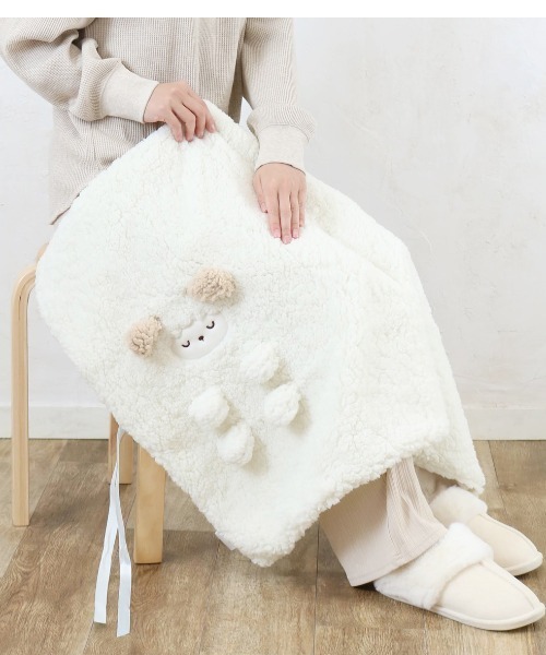 セール】モコモコくるくるアニマルひざ掛け（ブランケット）｜Per sist
